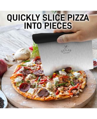 Premium Multi-purpose Stainless Steel Bench Scraper & Chopper