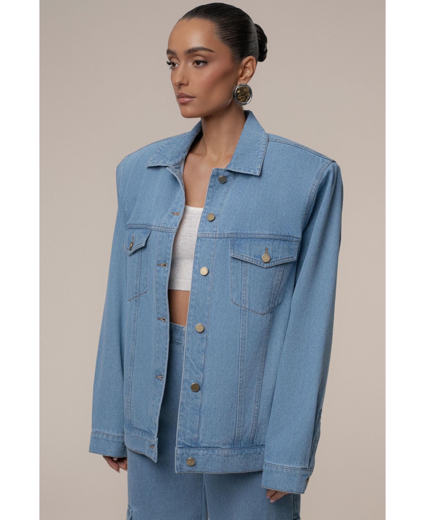 Женская куртка JLUXLABEL Next Phase, цвет: Джинсовый — фото 9