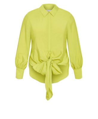 Plus Size Rosa Tie Shirt