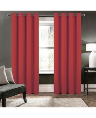 Oakley Embossed Blackout Polyester Window Curtain Grommet Panel 52" x 84"
