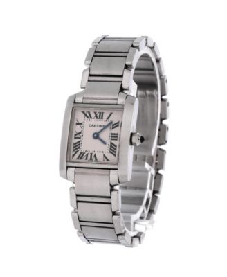 Tank Francaise Quartz Watch in Stainless Steel 20mm