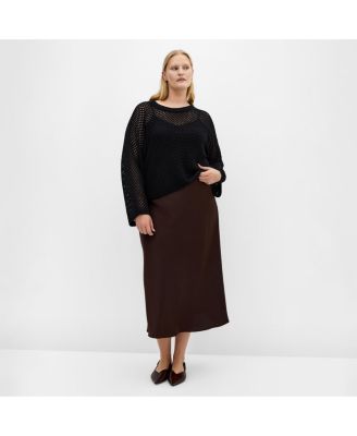 Women's Crochet Knit Long Sleeve Top