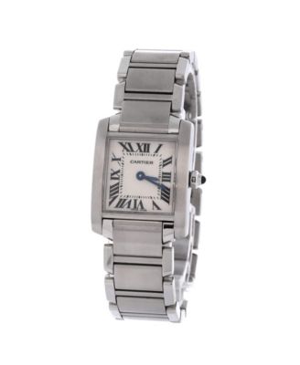 Tank Francaise Quartz Watch in Stainless Steel 20mm