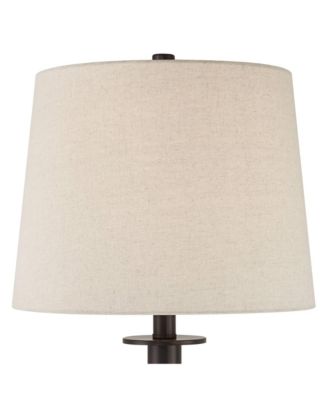 Rockford High Farmhouse Rustic 3-Way Table Lamps Set of 2 USB Port  Metal Living Room Charging