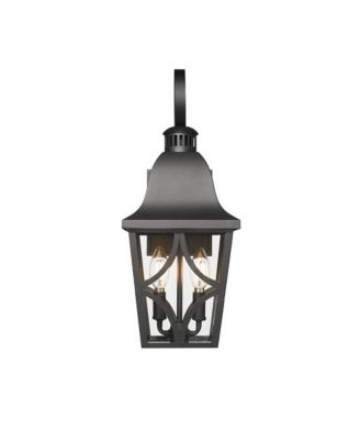 Outdoor Wall Light Fixtures, Waterproof Exterior Wall Sconce Porch Lights, Outdoor Wall Lantern with Clear Glass