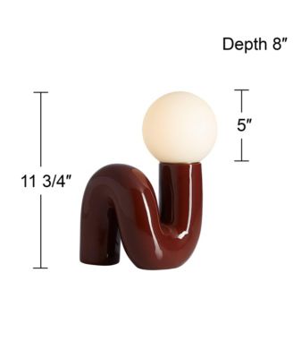 Fondant 11 3/4" Mid Century Modern Accent Table Lamp