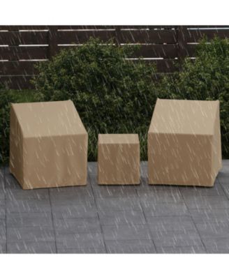 Patio Furniture Covers Waterproof Outdoor Conversation Covers for 3 Pieces Bistro Set