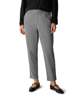 Women's High-Waist Tapered-Ankle Pants