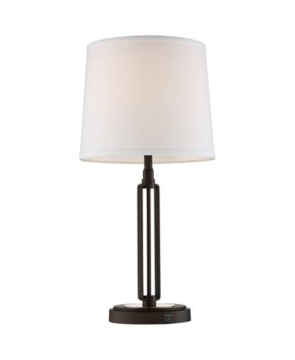 Javier 24 1/2" High Mid Century Modern Table Lamps Set of 2 with USB Port