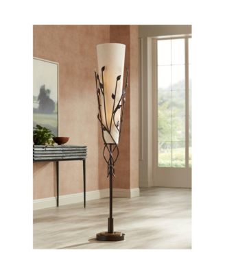 Folia Industrial Rustic 66" Tall Floor Lamp Smart Socket