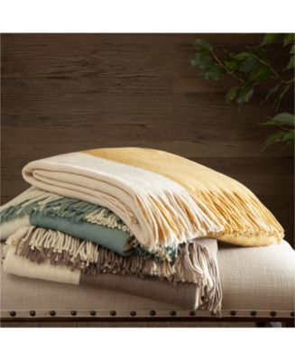 INK+IVY Stockholm Color Block Throw - Blankets & Throws - Bed & Bath - Macy&#39;s