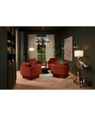 Modern Arc Floor Lamp 63 1/2" Tall Warm Gold Metal Cage Linen Shade for Living Room Reading