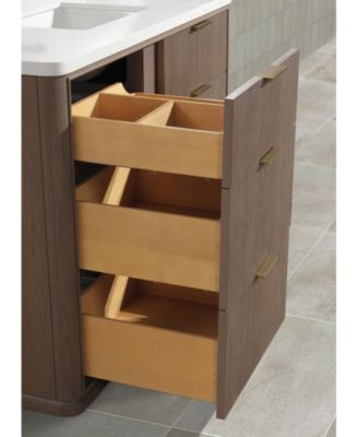 Aria 48" Bathroom Vanity Smoked Oak