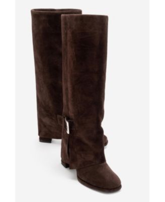 Women's Lojo Leather Block Heel Boot