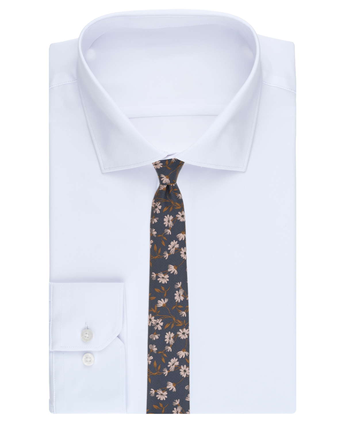Bar Iii Men's Maple Floral Pattern Tie, Macy's Exclusive