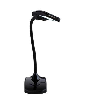 Ricky 13 3/4" High Small Modern Desk Lamps Set of 2 USB Ports LED Gooseneck Home Office Living Room Charging