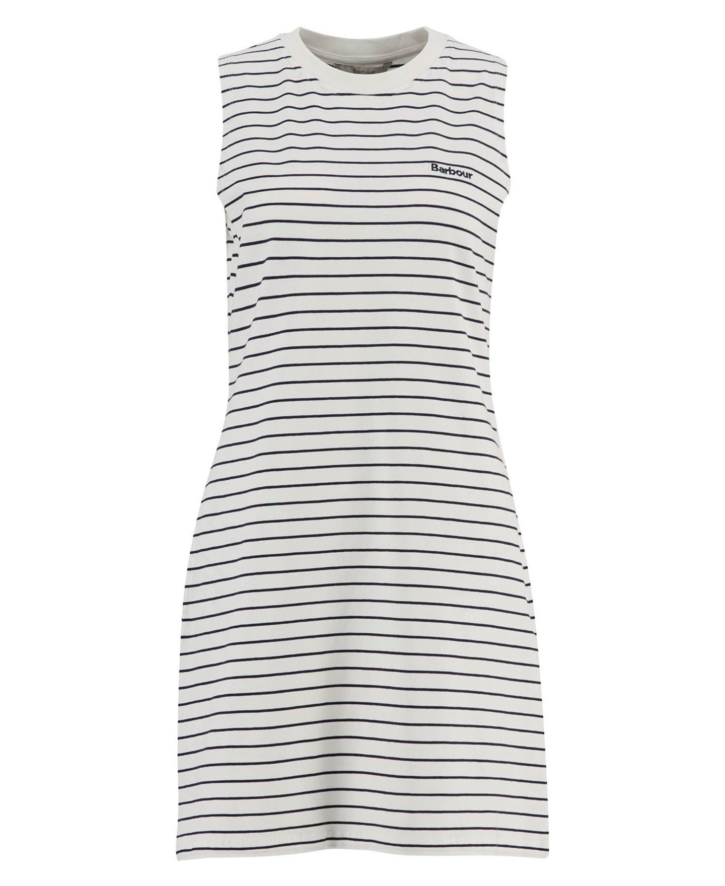 Женское платье Barbour Hartland Striped Sleeveless Mini, цвет: Облачный / Тёмно-синий — фото 5