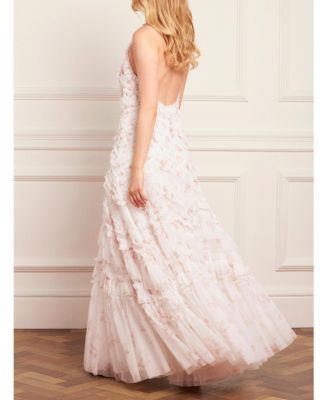 Women's Magnolia Ditsy Elia Halter Neck Gown