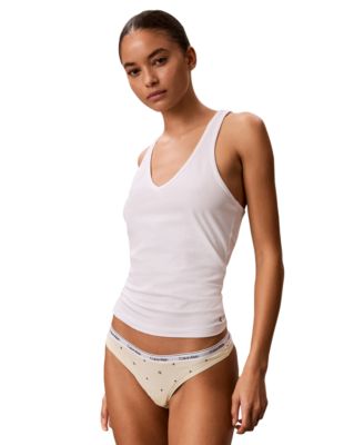 Women's 5-Pk. Modern Logo Low-Rise Thong Underwear QD5221