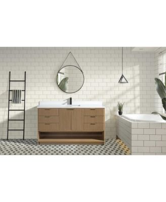 Diego 60" Bathroom Vanity Oak