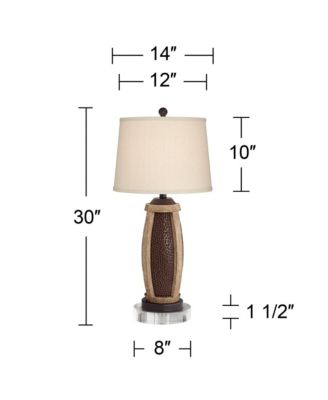 Parker Industrial Table Lamps Set of 2 with Round Risers 30" Tall