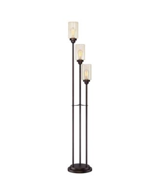 Modern Industrial Tree Floor Lamp with USB Port 66" Tall