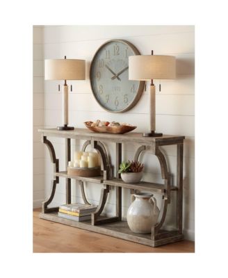 Hugo 28 1/2" Tall Rustic End Table Lamps Set of 2 USB Port Pull Chain