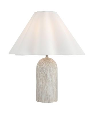 Demi 17 3/4" High Small Modern Accent Table Lamp Marbleized Finish Metal Single Living Room Bedroom