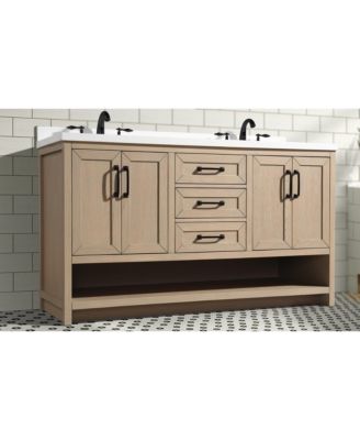 Venice 60" Bathroom Vanity Oak