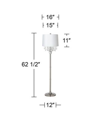 Modern Chandelier Floor Lamp 62.5" Tall