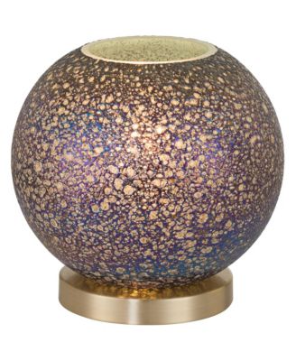 Pia 7 1/2" High Mosaic Glass Globe Accent Lamp