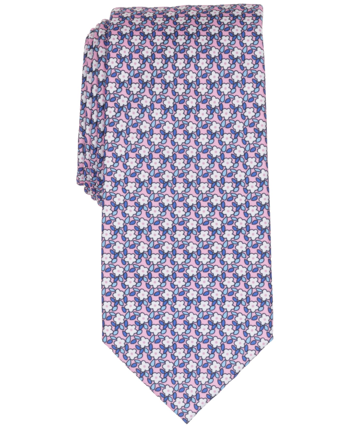 Мужские галстуки Club Room Jean Floral Pattern Tie, цвет: Фиолетовый — фото 1