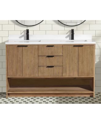 Diego 55" Bathroom Vanity Weathered Fir