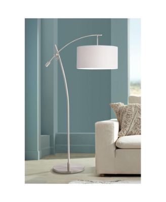 Raymond Modern 69" Tall Arc Floor Lamp with Smart Socket Raymond Nickel Adjustable  Shade for Living Room