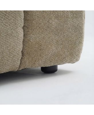 4-Piece L-Shaped Sectional Sofa with High Backrest | Premium Chenille Upholstery