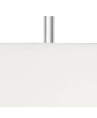 Cadence Modern Table Lamp with Square  Marble Riser 30" Tall Glass Column  Shade for Bedroom Living Room Bedside Office