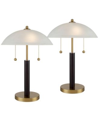Orbital 19.5" High Small Mid Century Modern Accent Table Lamps Set of 2