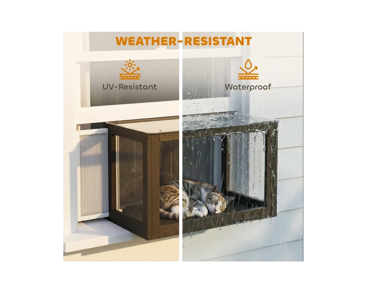 Zeus & Ruta Large Outdoor Cat Enclosure for Backyard Patio Playpen