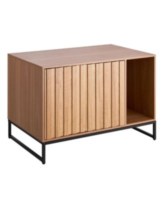 31.5 in. Hidden Cat Litter Box Enclosure Furniture with Scratch Pad Storage Waterproof Cabinet for Living Room Bedroom