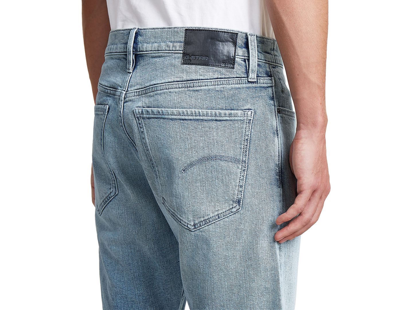 Мужские шорты G-Star Raw Mosa Denim Short, цвет: Винтажный синий — фото 7