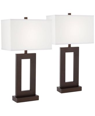 Marshall 30 1/4" Tall Open Window Large Modern End Table Lamps Set of 2