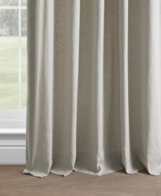 French Linen Room Darkening Curtain