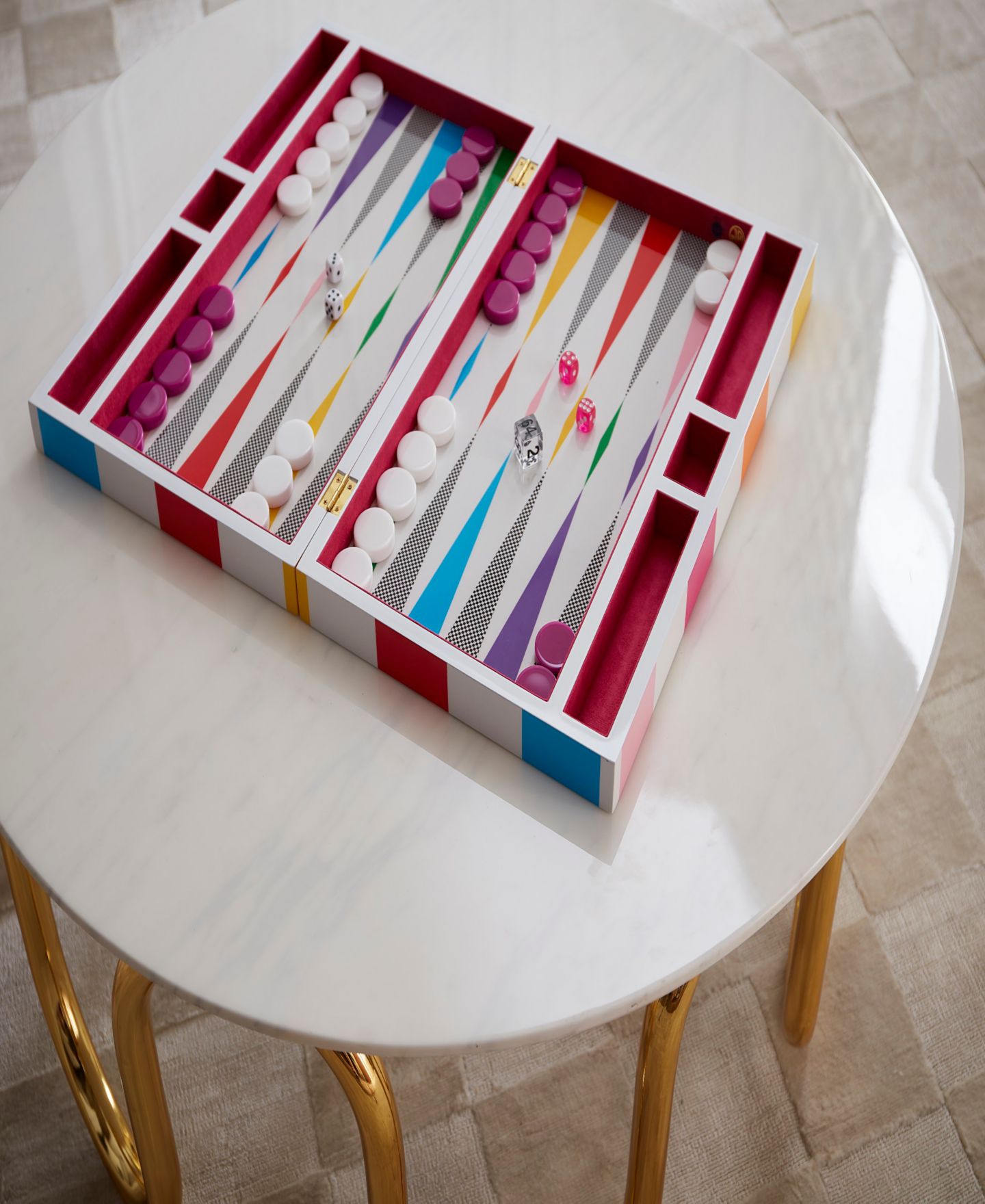 Детские игрушки Jonathan Adler Checkerboard Backgammon Set — фото 4