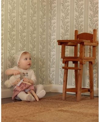 Baby Girls "Bicycle Basket of Blooms" Embroidered Footie