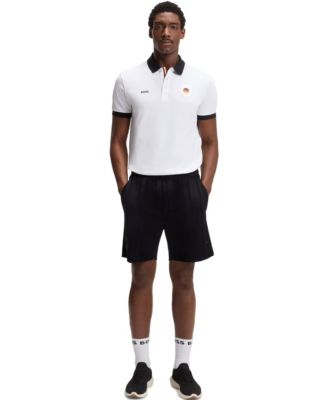 BOSS by Men's Paddy Germany Country Flag Trim Polo Shirt