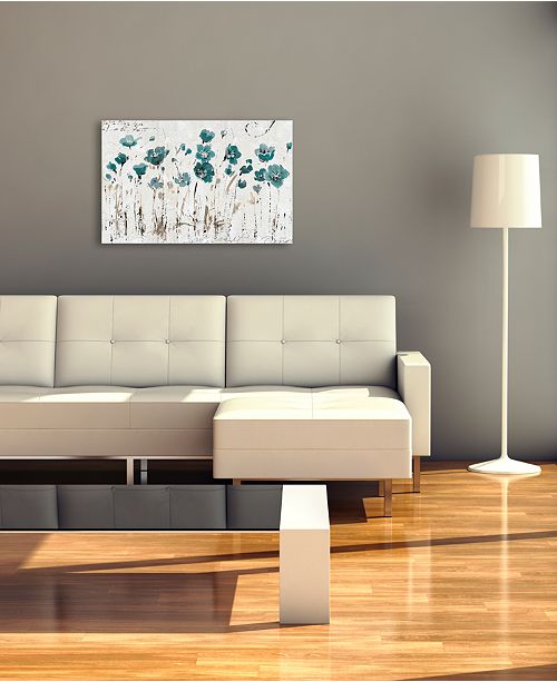Trademark Global Abstract Balance Vi Blue By Lisa Audit Canvas