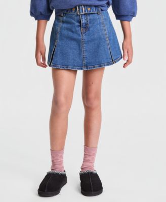 Girls' 7-16 Pleated Belted Skort