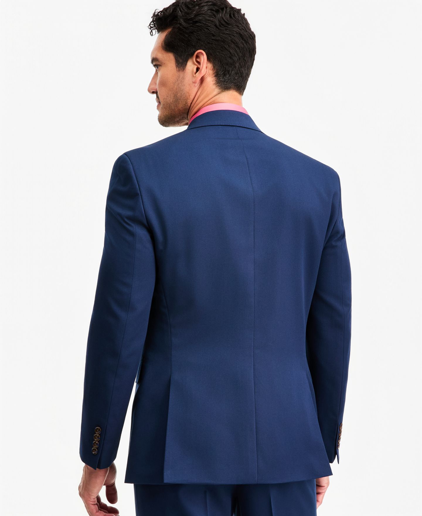Мужская куртка Tayion Collection Classic-Fit Navy Suit Separate, цвет: Тёмно-синий — фото 4
