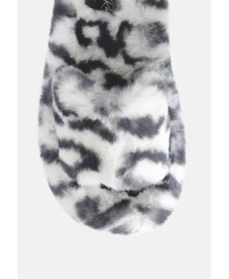 Womens Snuggle In Indoor Fur Flats