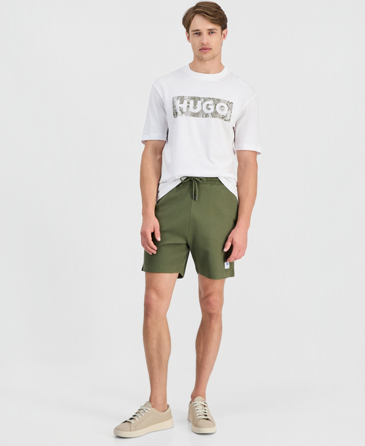 Hugo by Boss Men's Nuwafflo Drawstring Shorts